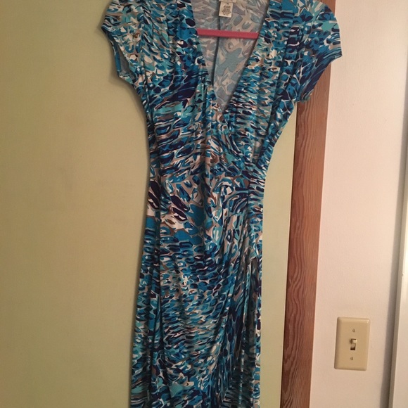 Cache faux wrap bodycon dress XS - Picture 2 of 4